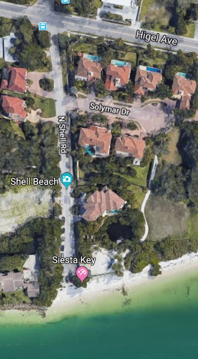 Siesta Key public beach access #1